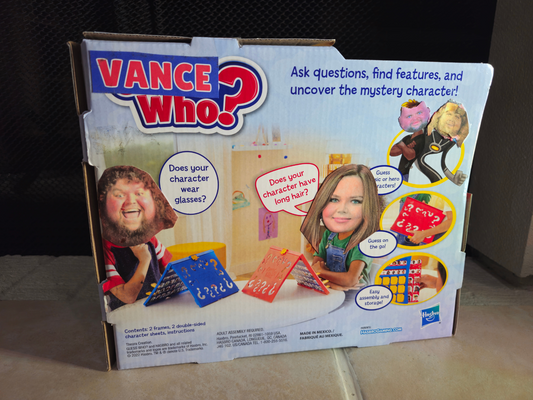 Vance Who? The Vance Meme "Guess Who" Board Game AND CHECK VARIANTS (Customized "Guess Who" collage game)
