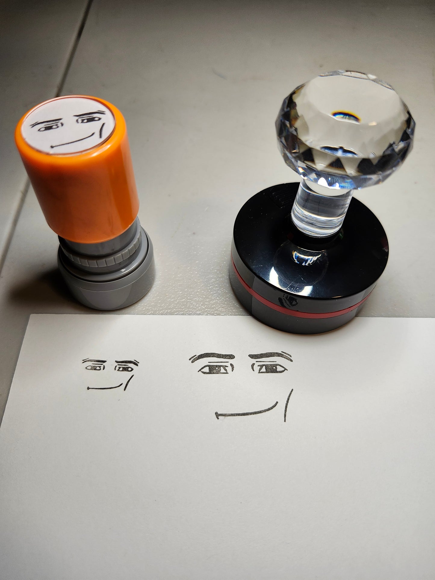 Face Ink Stamp