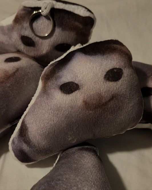 German Kitty Keychain Plush (WITH VOICEBOX)